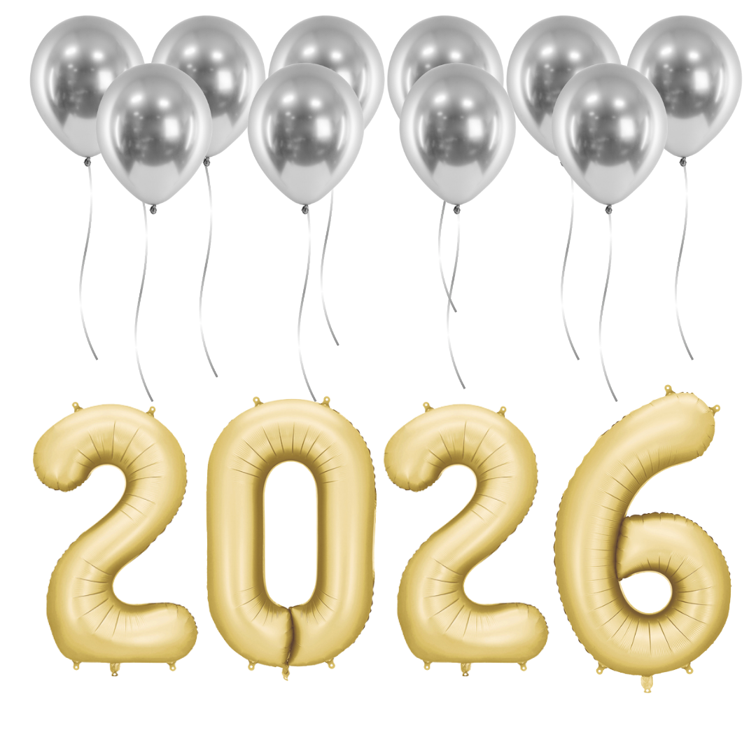 Baloane Cu Heliu Revelion 2026 (14 buc)