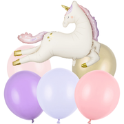 Unicorn Magic – Set Baloane cu Heliu (6 buc)