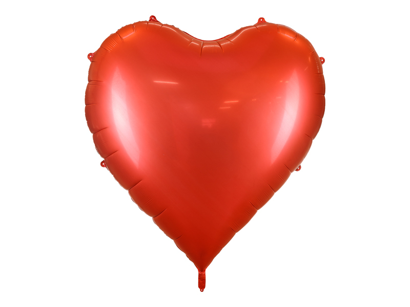 Balon Folie XXL Inima 136x129 cm, Rosu, Valentine's day