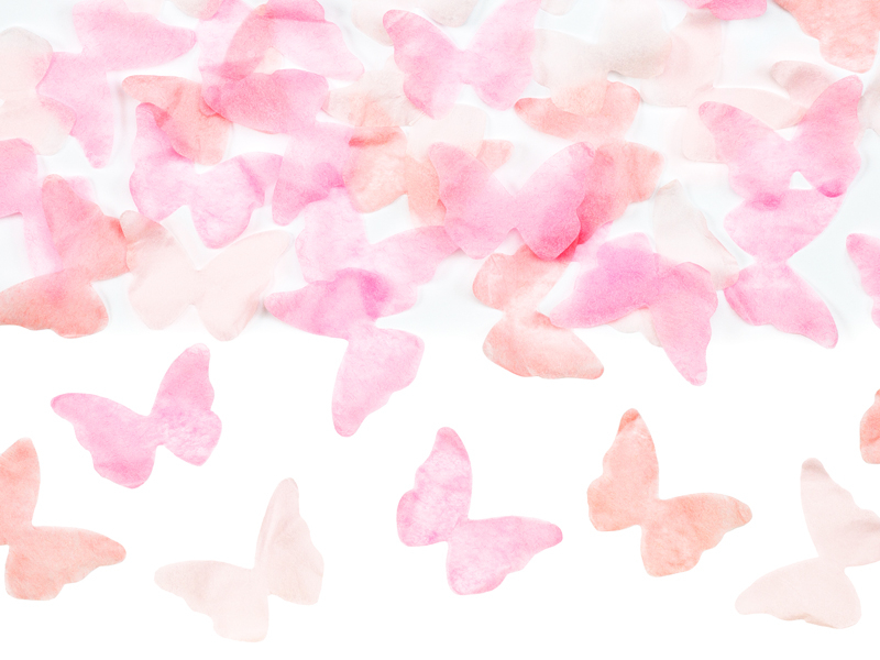 Tun Confetti, Gender reveal, roz (20cm)