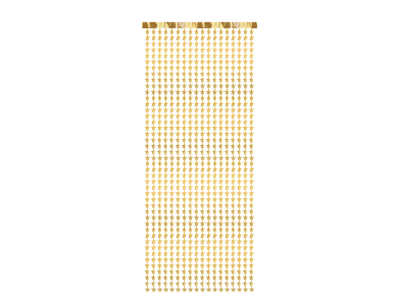 Perdea decorativa Stelute Aurii, 100x245cm