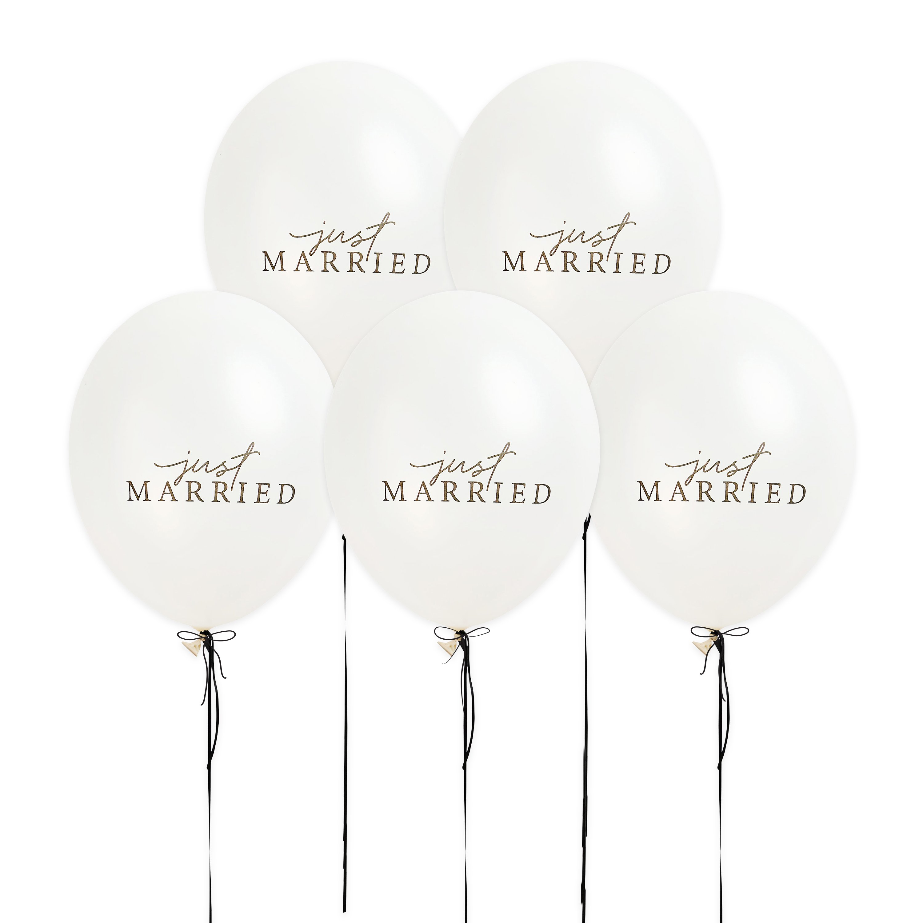 Set de 5 Baloane Latex „Just Married”