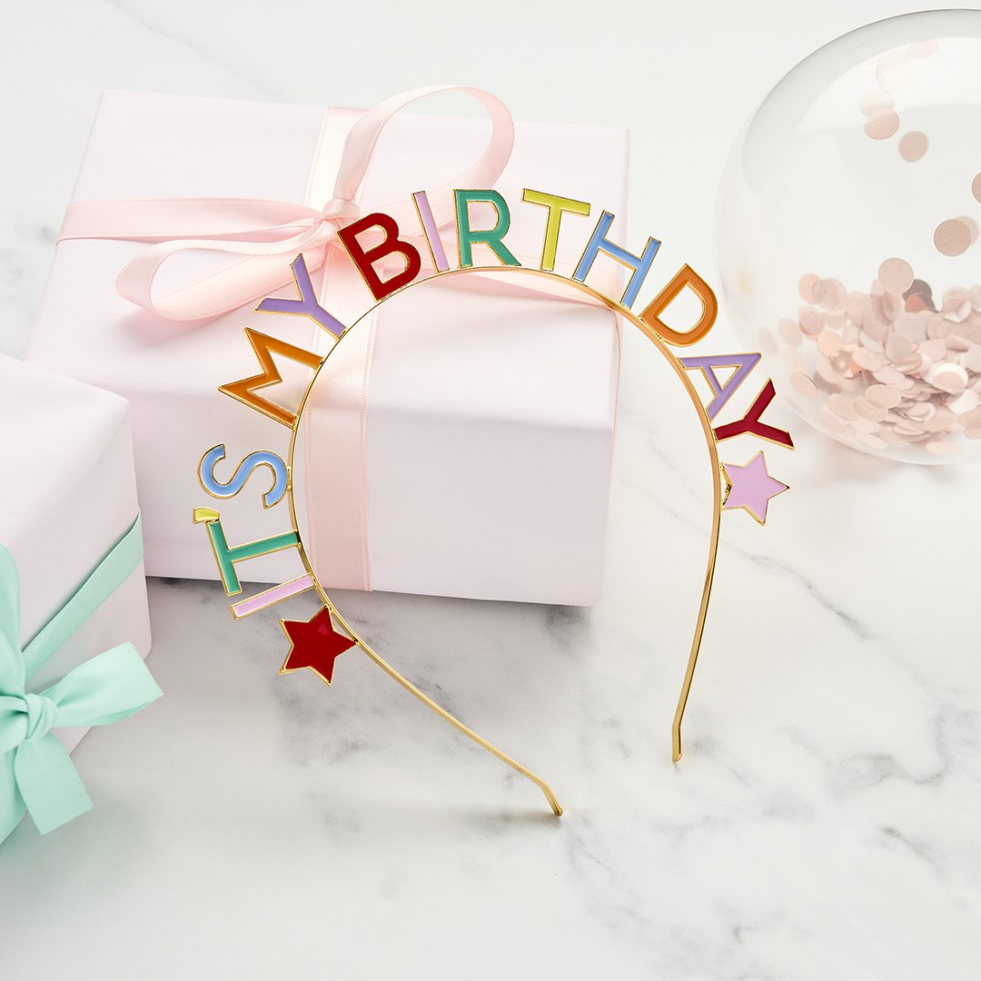 Bentita Metalica Colorata - „It's My Birthday”