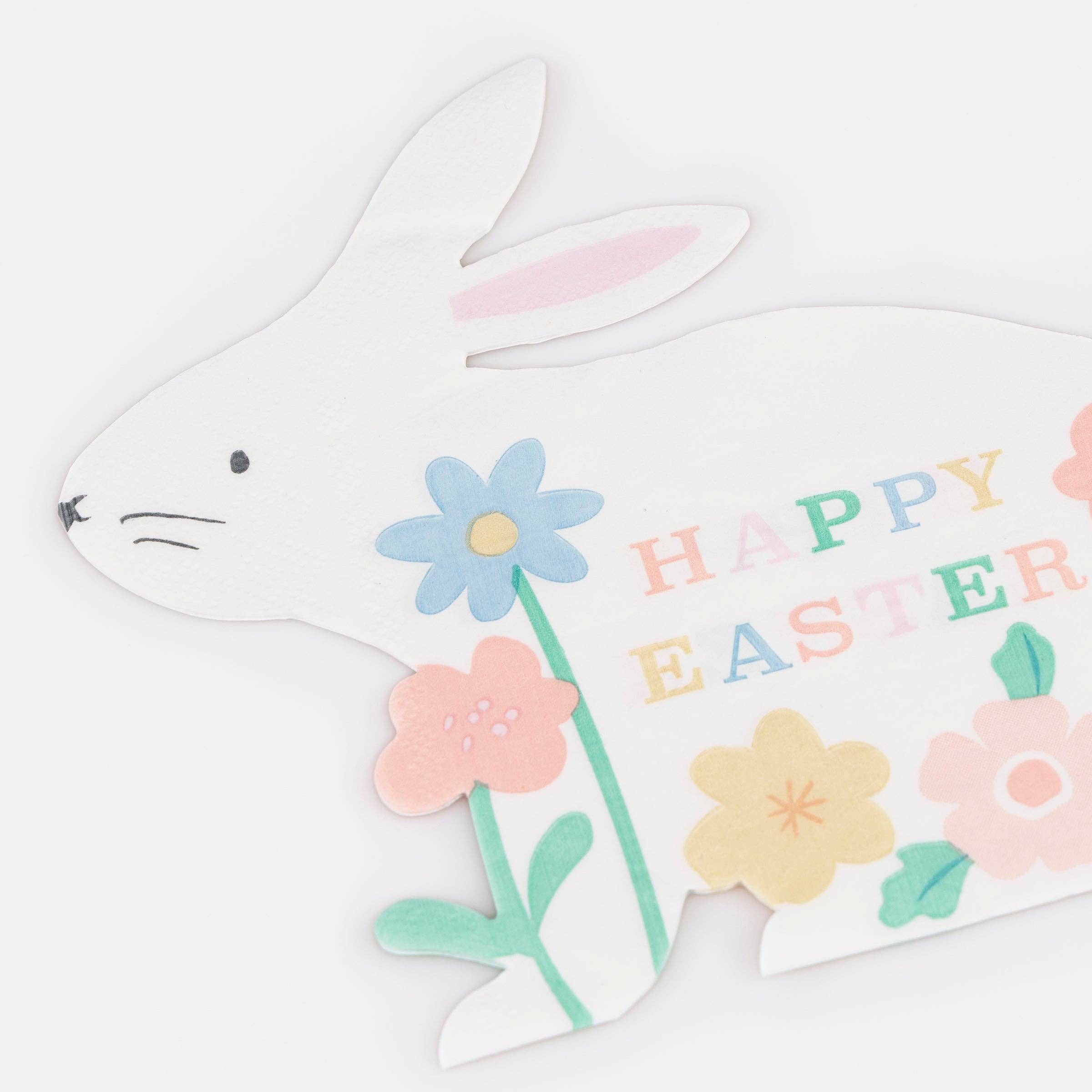 Șervețele hârtie „Bunny” (16 buc) 16 cm, tematic Paște