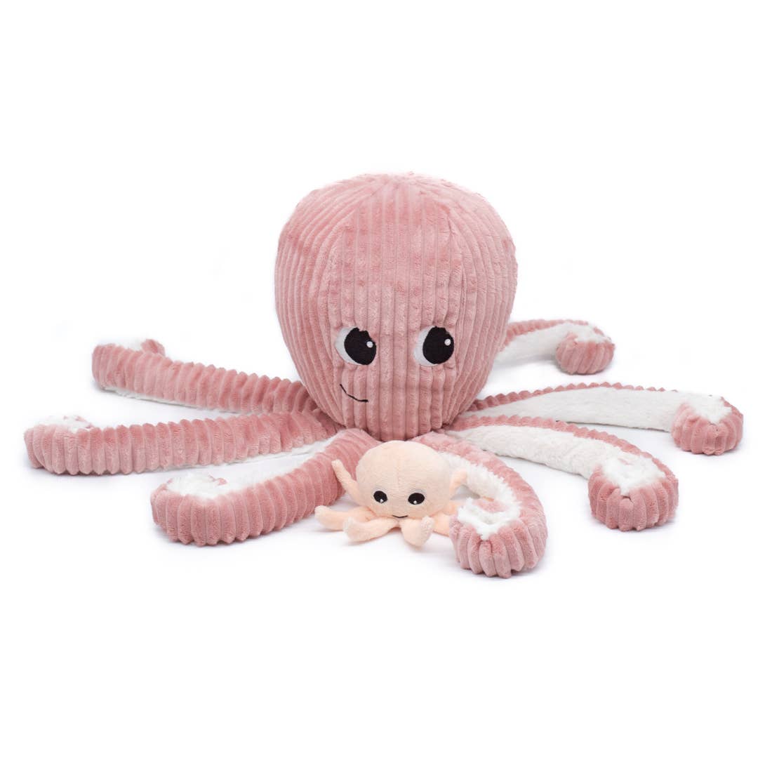 Caracatiță pluș Mum & Baby roz „Les Ptipotos” 45cm 🐙
