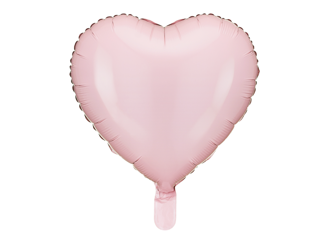 Balon folie inima (35 cm) Roz deschis