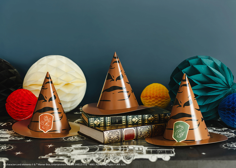 Set 6 Coifuri de Petrecere Harry Potter – Pălăria Magică, 16 cm