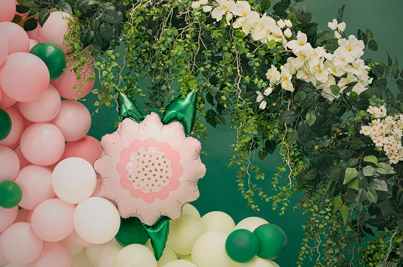 Balon folie Floare roz (70x62cm)