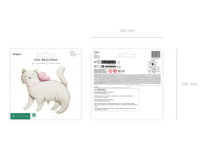 Balon folie Pisicuță, 83x77cm