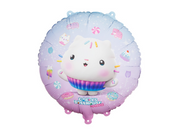 Balon Folie Disc Cakey Gabby's Dollhouse, 35 cm, Mix Culori