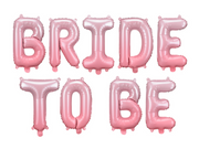 Baloane folie roz Bride to Be pentru petrecerea burlăcițelor