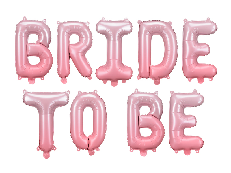 Baloane folie roz Bride to Be pentru petrecerea burlăcițelor