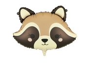 Balon folie raton, 59x39 cm, maro și crem