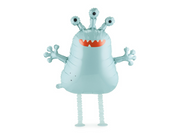 Balon din folie Extraterestru (mersor), 58x60cm, albastru deschis