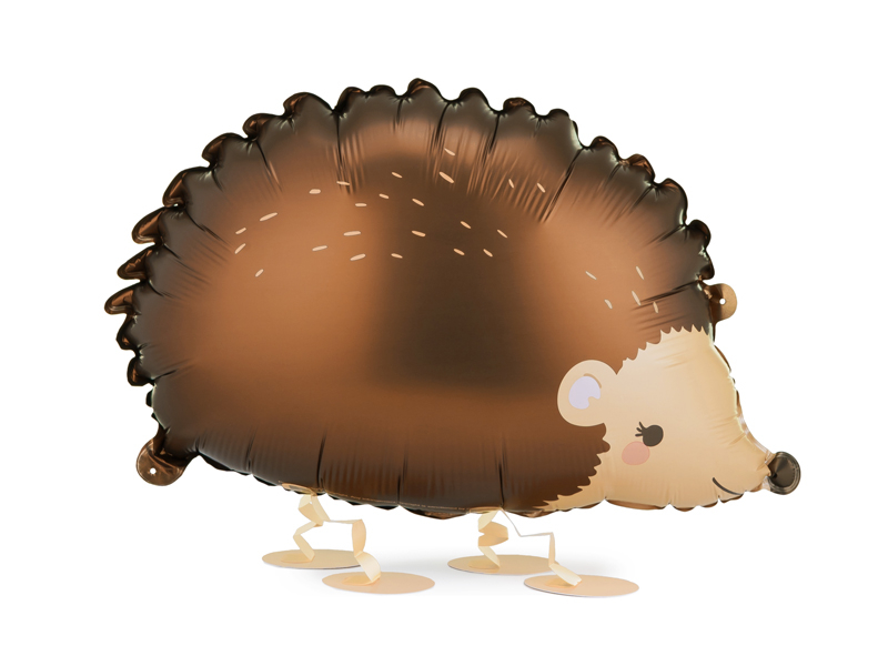 Balon din folie Arici, 58x36cm, maro