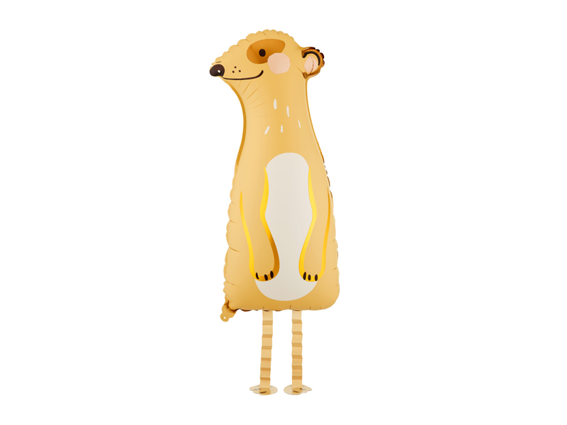 Balon folie Meerkat, 28 x 70 cm,  galben