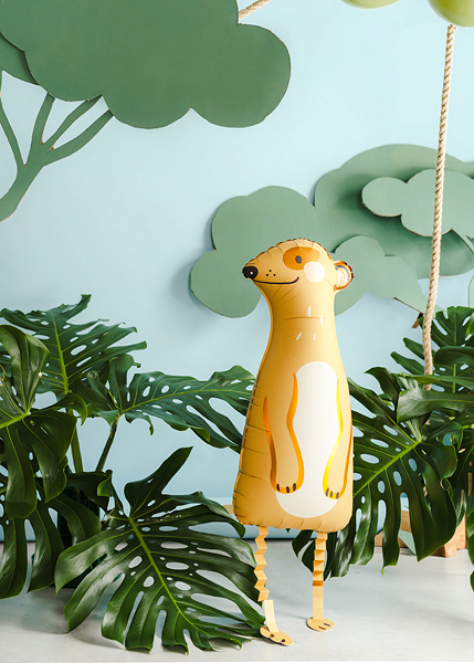 Balon folie Meerkat, 28 x 70 cm,  galben