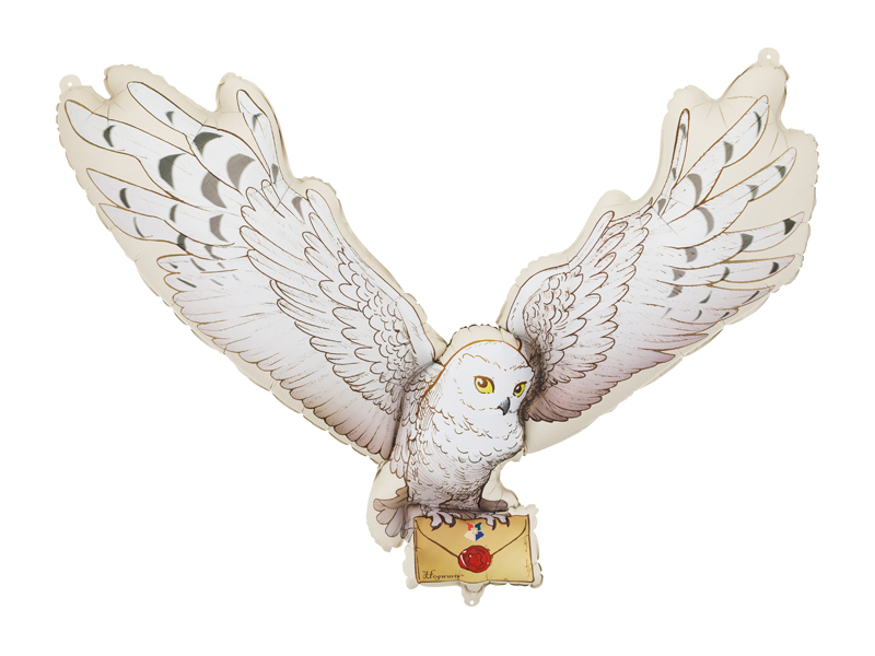 Balon folie Hedwig cu scrisoare Hogwarts Harry Potter 112 x 78 cm