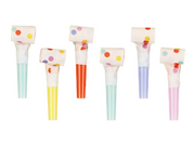 Fluiere din hârtie „Confetti” (6 buc) multicolor