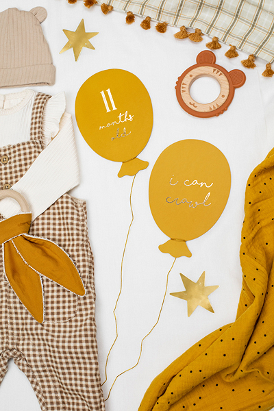 Carduri milestone Balon, 11.5x17cm