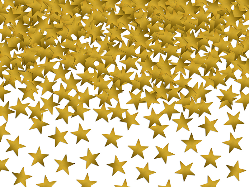 Confetti Stele, Auriu, 30g