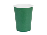 Pahare din hârtie, verde închis, 250ml