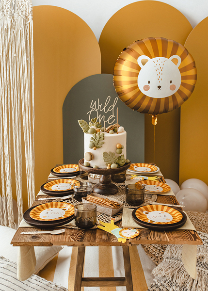 Topper tort din lemn „Wild One”, prima aniversare 22cm