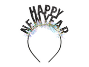 Bentiță Happy New Year (15.5x20.5cm) neagră