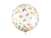 Balon Transparent cu buline, Bobo, 40 cm