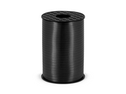 Panglică pentru baloane din plastic negru 5mm, 225m