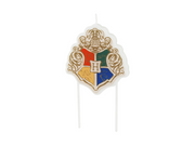 Lumânare tort Harry Potter cu emblema Hogwarts 6,7 x 7,4 cm