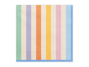 Șervețele cu dungi colorate (20buc) multicolor