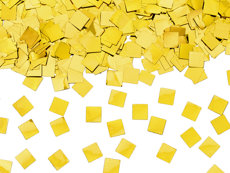 Tun confetti Champagne (20cm) Auriu