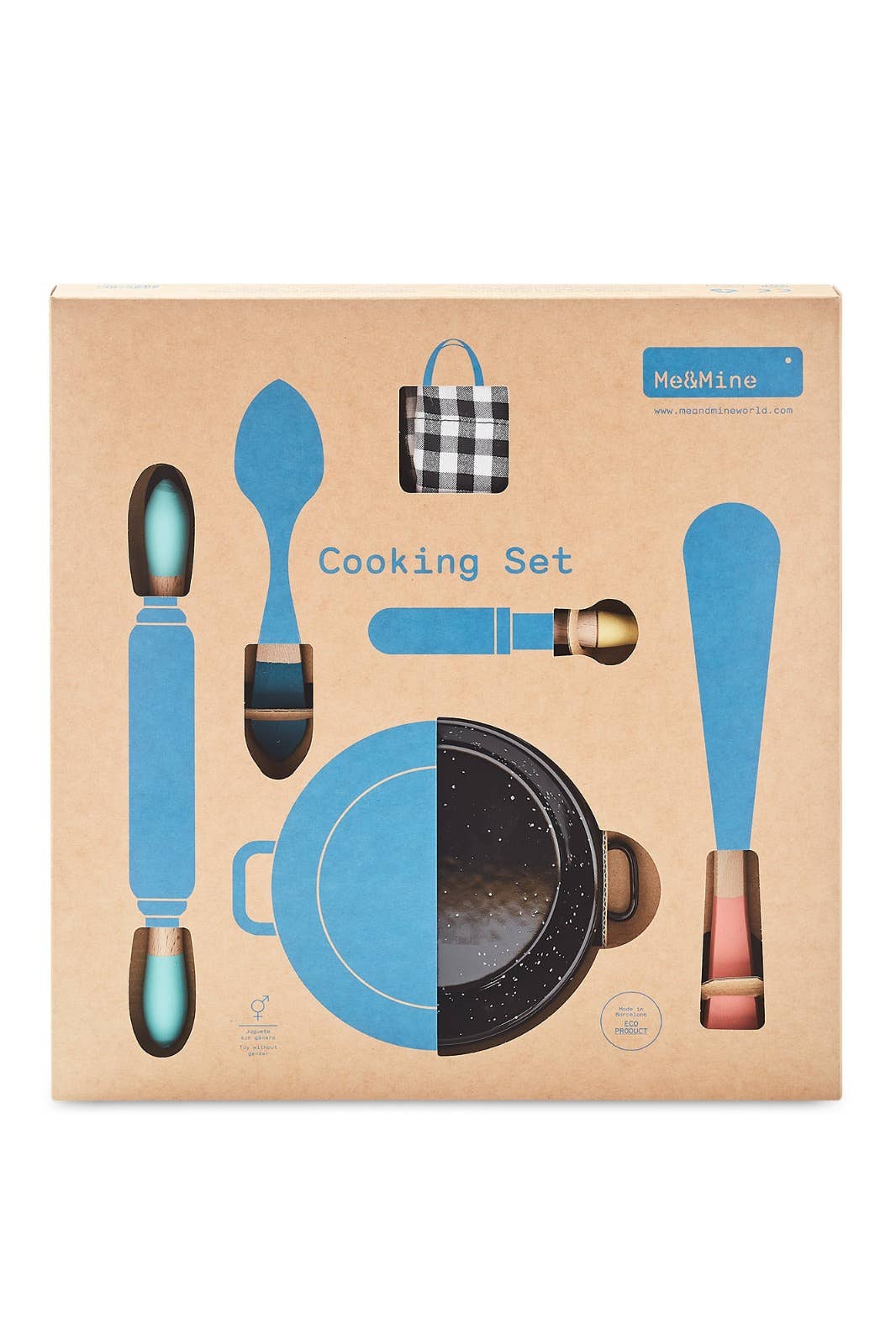 Set de Bucătărie pentru Copii – 6 Piese, Realizat Manual în Barcelona