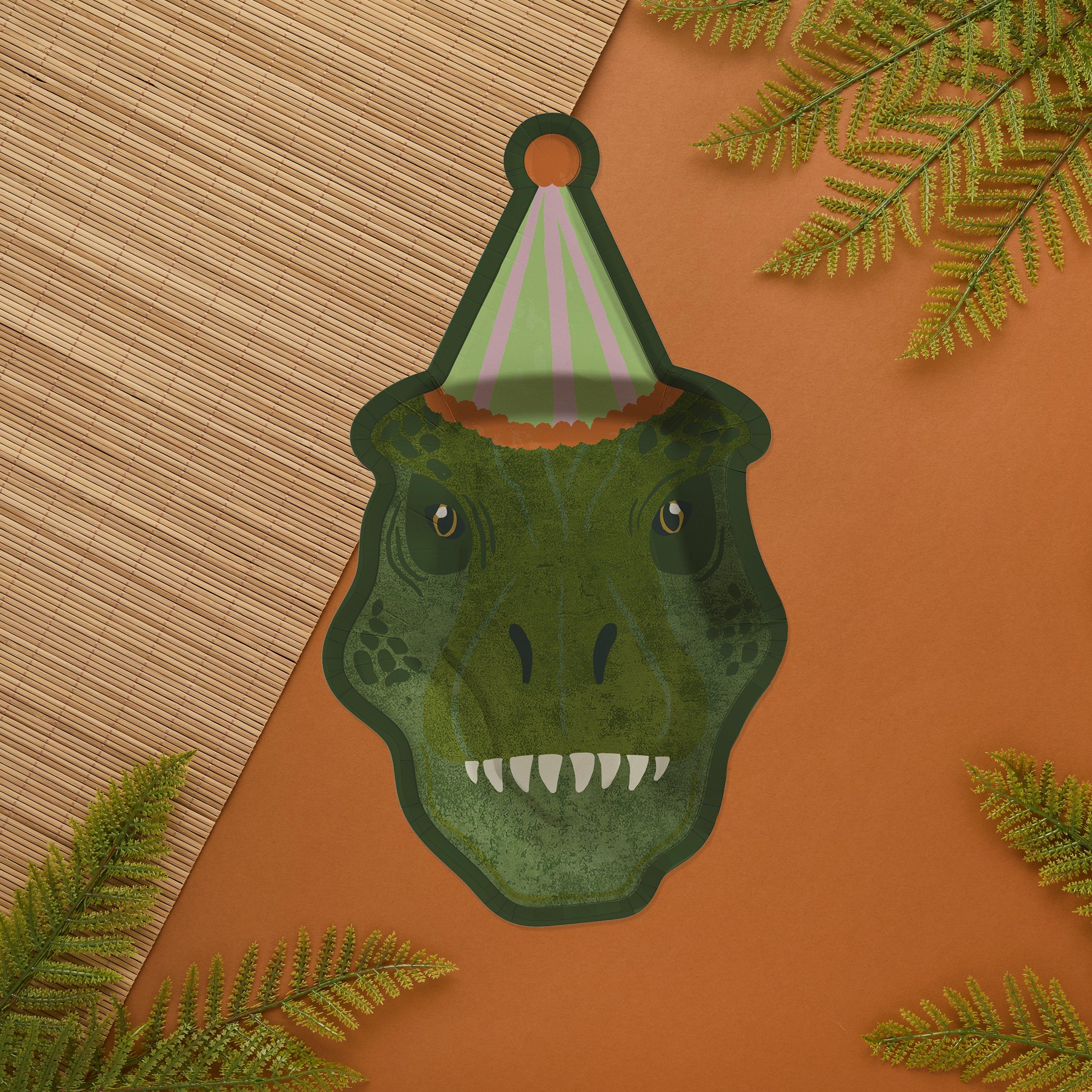 Farfurii din hartie (8 buc) dinozauri T-Rex