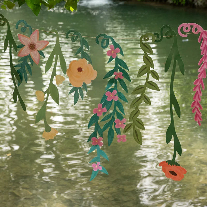 Ghirlanda decorativa flori pastel, 3m (colectia Fairy)