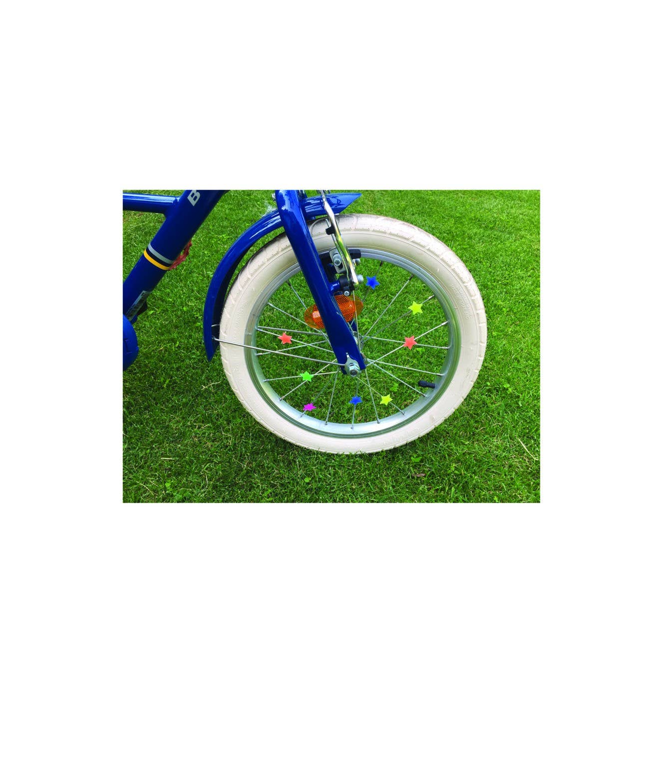 Accesorii pentru roțile bicicletei, Stele multicolore (20 buc)