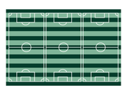 Fata de masa teren de fotbal, 120x180 cm