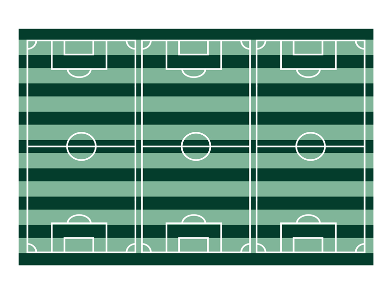 Fata de masa teren de fotbal, 120x180 cm