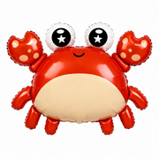 Balon folie crab roșu 78 x 64 cm pentru petrecere copii cu tematică Ocean