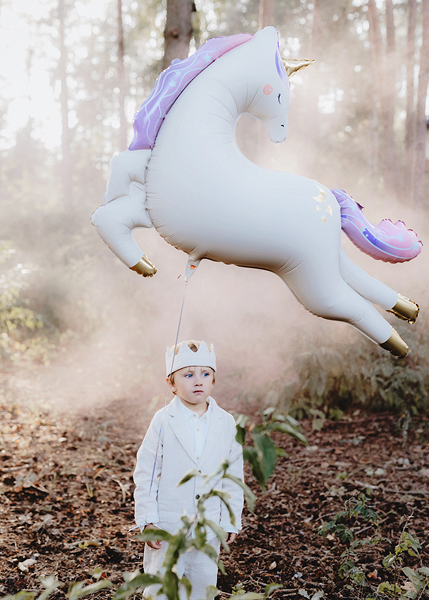 Balon din Folie Unicorn, 113x83 cm, Petrecere Unicorni