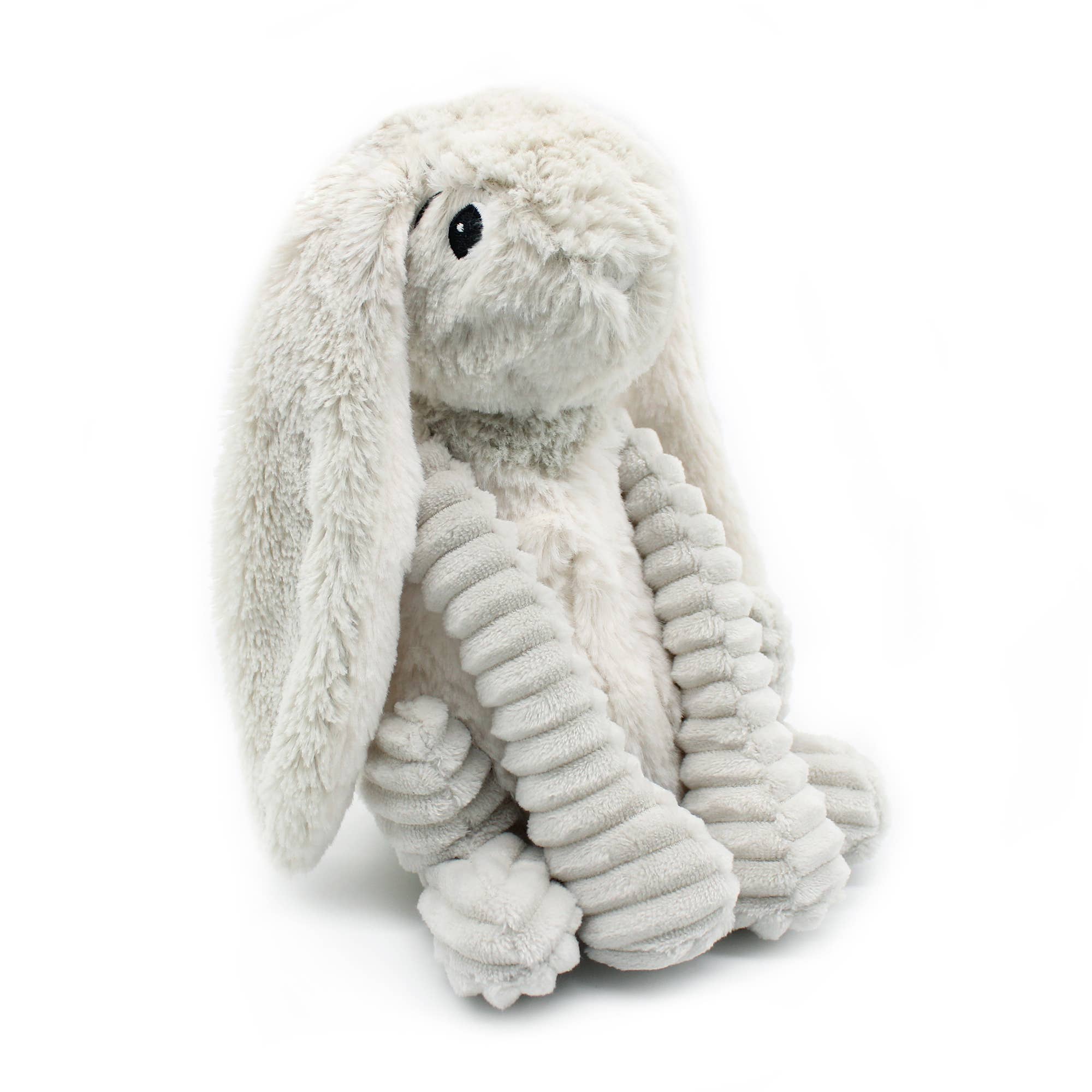 Iepuraș pluș Mum & Baby gri deschis „Les Ptipotos” 25cm 🐰