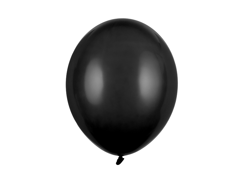 Baloane latex rezistente 30 cm, negru (10 buc)