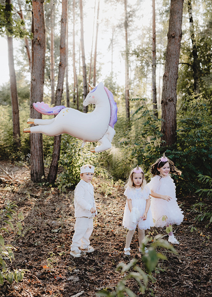 Balon din Folie Unicorn, 113x83 cm, Petrecere Unicorni