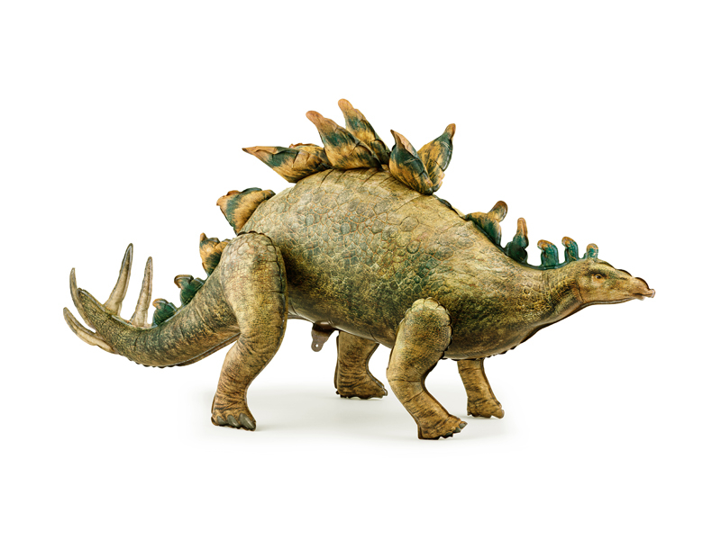 Balon folie Jurassic World Stegosaurus 112×51cm, verde/maro (standing)