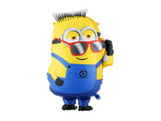 Balon folie Minion Ron 53×79cm, albastru/galben