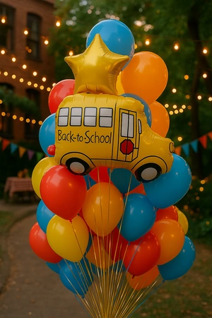 Balon folie Autobuz Școlar 48cm×56cm