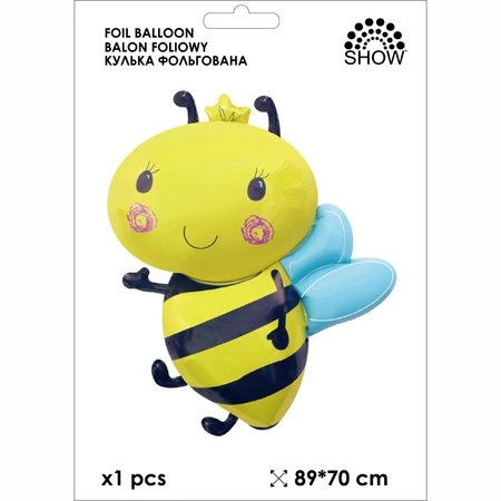 Balon folie Albină (70×89×5cm) galben/negru