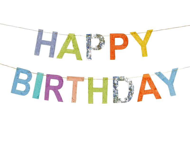 Banner Happy Birthday, multicolor, 2.2m