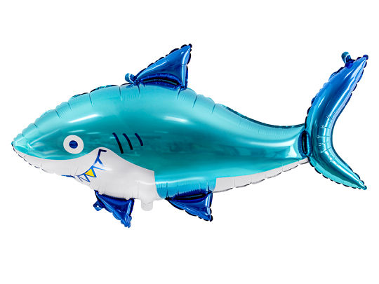 Balon folie Rechin, 92x48 cm, Albastru